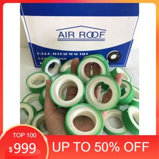 ถูกมากกก (ยกกล่อง100ม้วน) AIR ROOF เทปพันเกลียว เทปพันท่อ PVC  เหนียวนุ่มไม่ขาดง่าย ราคาถูกและดีมีมาตรฐาน พร้อมส่งทุกวัน