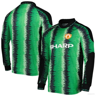 เสื้อกีฬาแขนยาว ลายทีมฟุตบอล Jay MU Originals 90 Goalkeeper Jersey พลัสไซซ์