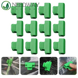 Needway ตาข่ายบังแดด คลิปอุโมงค์ 24 ชิ้น ตาข่ายเสา ห่วง ผลไม้ ฟิล์ม หัวเข็มขัด อุปกรณ์ทําสวน