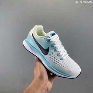 Nike Air Zoom Pegasus 34 Moonrise 34 Barefoot รองเท้าผ้าใบลําลอง พื้นนิ่ม ใส่สบาย เหมาะกับการวิ่ง เล่นกีฬา สําหรับผู้ชาย ผู้หญิง