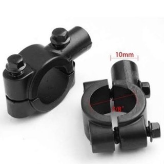 กระจกข้างและอุปกรณ์เสริมมอไซค์ หูยึดกระจก ขนาด 22 mm เกรียว 10 mm , 8 mm