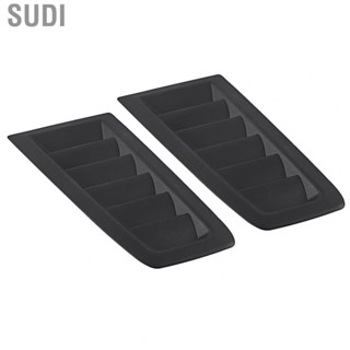 Sudi Car Refitting Bonnet Vents 2pcs Bonnet Air Vents Engine Hood Vent Car Refitting Fit for F-Focus RS MK2 Matte Black