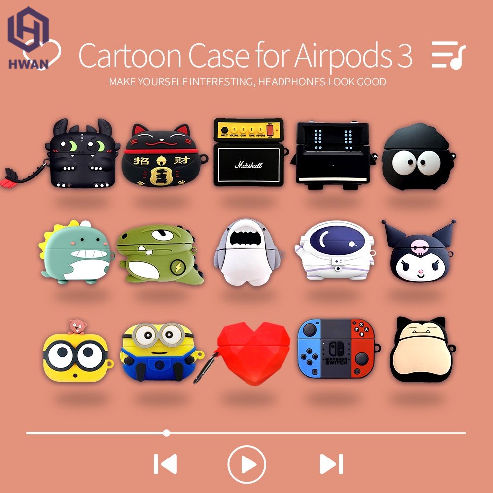 เคสหูฟัง สำหรับ สำหรับ for AirPods 3 กรณี ใหม่ สำหรับ สำหรับ for  AirPods รุ่นที่ 3  หูฟังเปลือกป้องกัน # A-030