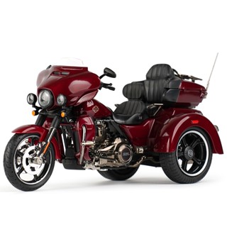 โมเดลรถจักรยานยนต์ Maisto 1:12 Harley-Davidson 2021 CVO Tri Glide Trikes Die Cast Vehicles ของเล่นสําหรับเด็ก