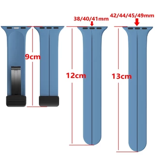 D Buckle Sport Band สายแม่เหล็กสําหรับ Apple Watch Series 11/10/9/8/7/SE/6/5/4/3/Ultra iWatch ขนาด 40/41/42/44/45/46/49 มม.