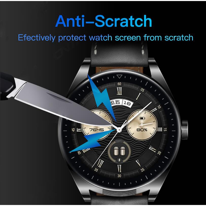 ฟิล์มโค้ง 3D 3 ชิ้น สําหรับ Huawei Watch Buds ตัวป้องกันหน้าจอ นิ่ม ป้องกัน ไม่ใช่กระจก ฝาครอบบน Huawei Smart Watch Buds อุปกรณ์เสริม