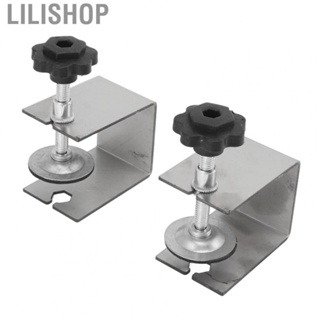 Lilishop 2pcs Drawer Front Installation Fixing Clamp Professional Easy Adjustment