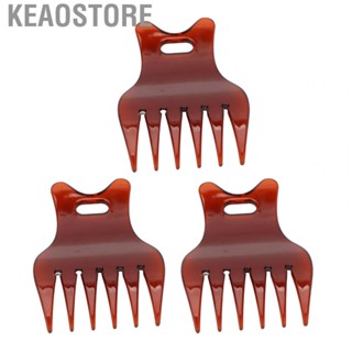 Keaostore 3Pcs Wide  Comb Round Comb  Hair Detangling Hair Styling Compact BT0