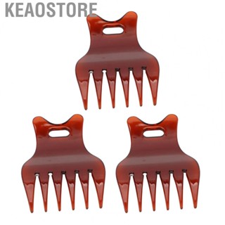 Keaostore 3Pcs Wide  Comb Round Comb  Hair Detangling Hair Styling Compact BT0