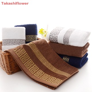 (Takashiflower) High Quality Super Absorbent  Soft Cotton Bathroom Towel Hand Towel