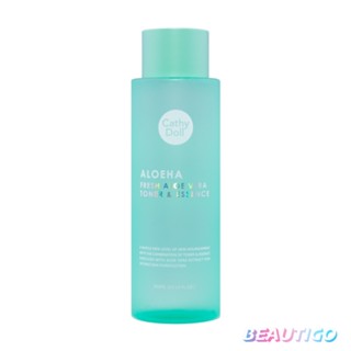 โทนเนอร์ &amp; เอสเซนซ์ Cathy Doll AloeHa Fresh Aloe Vera Toner &amp; Essence 300ml (ส่งเร็ว)