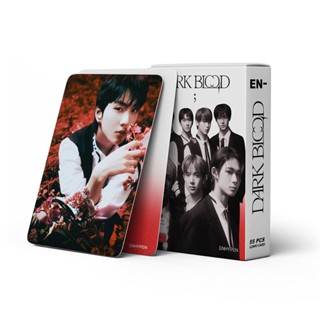 โปสการ์ดโลโม่ อัลบั้ม EN-HYPEN DARK BLOOD ENHYPEN Kpop ลดราคา จํานวน 55 ชิ้น ต่อกล่อง