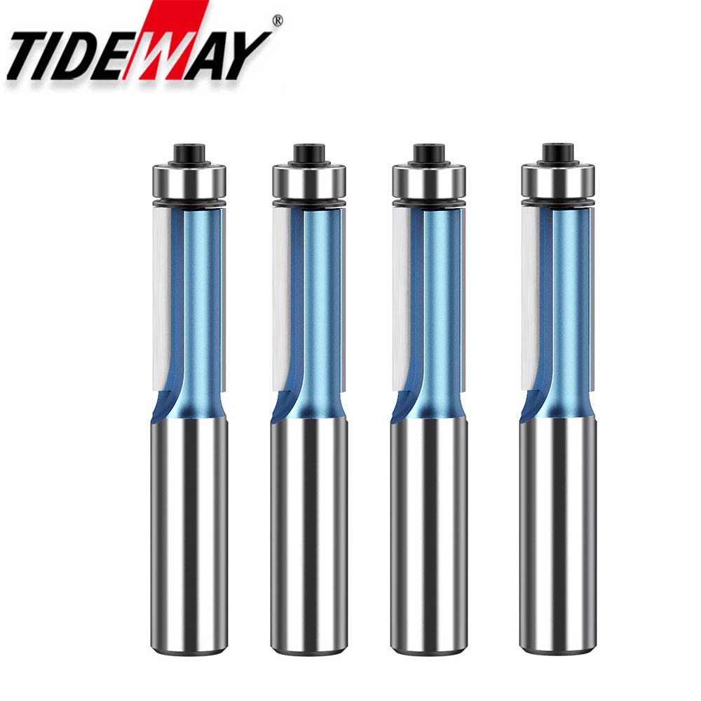 Tideway ดอกสว่านเราเตอร์ ตัดมิลลิ่ง CNC เกรดอุตสาหกรรม สําหรับงานไม้ 1/2 1/4