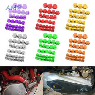 ⚡Clearance⚡30 Pc Screw Nut Cover Accessories Universal Fit Most Motorcycle Plating Design