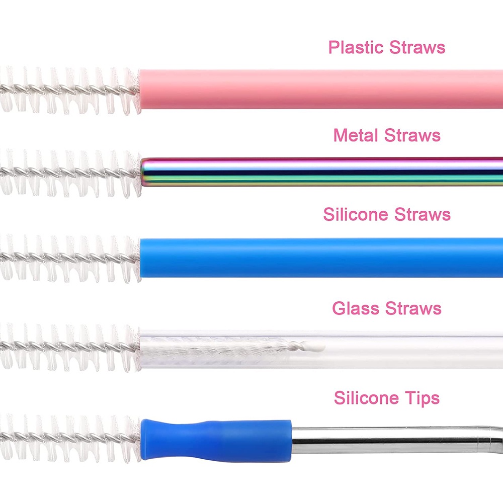 แปรงทําความสะอาดหลอดแก้ว หลอดทดลอง อเนกประสงค์ / แปรงทําความสะอาดฟาง สเตนเลส ด้ามยาว / แปรงทําความสะอาดไนลอน ขนนุ่ม งอได้ / แปรงทําความสะอาดขวดนม ใช้ซ้ําได้ หัวฉีด เครื่องมือทําความสะอาดถ้วย - รูปที่ 7