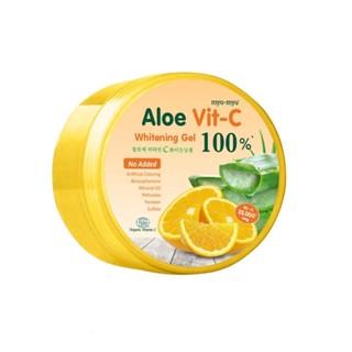 MYU-MYU ALOE VIT-C WHITENING GEL 300 กรัม มิว-มิว เจลว่านหางจระเข้ + วิตซี