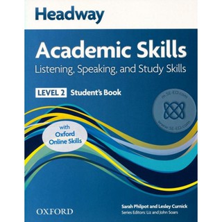 Bundanjai (หนังสือ) Headway Academic Skills 2 : Listening, Speaking and Study Skills : Students Book +Online Practice