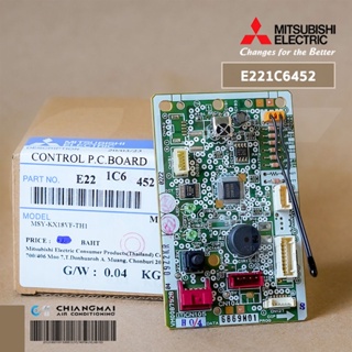 E221C6452 แผงรับสัญญาณรีโมทแอร์ Mitsubishi Electric ตัวรับสัญญาณแอร์ มิตซูบิชิ รุ่น MSY-KX18VF-TH1