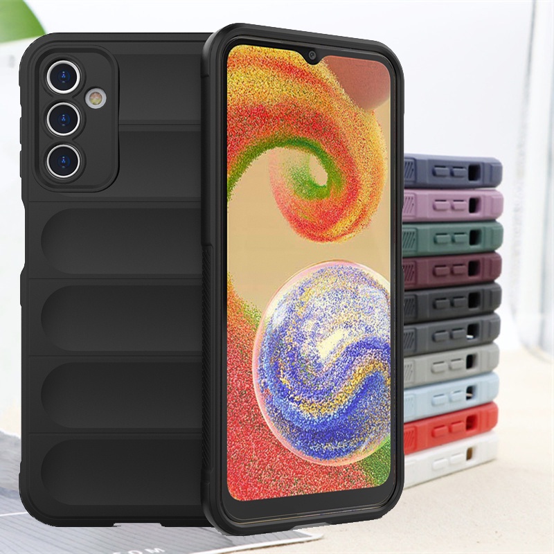 สําหรับฝาครอบ Samsung A14 สําหรับ Samsung Galaxy A14 Capas กันกระแทก Soft TPU เลนส์สําหรับ Fundas Sa