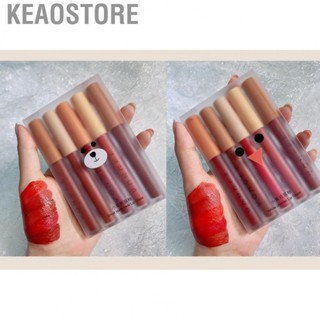 Keaostore Matte  Lipstick Set Long Lasting Makeup Lip Gloss Pigmented Cosmetics Gift for Women Girls