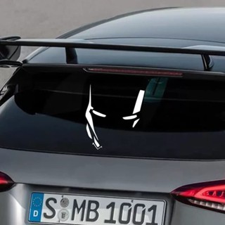 สติกเกอร์สะท้อนแสง ลาย The Avengers Iron Man สีขาว สําหรับติ…