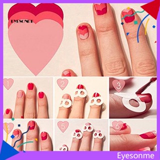 Eyes สติกเกอร์ลายฉลุ สไตล์ฝรั่งเศส สําหรับตกแต่งเล็บ DIY 18 แพ็ค