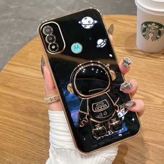 เคสซิลิโคน พิมพ์ลายนักบินอวกาศ Nasa หรูหรา คุณภาพสูง สําหรับ Motorola Moto E20 E40 Edge 20