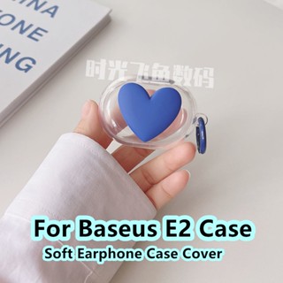 【คุณภาพสูง】เคสหูฟัง แบบนิ่ม ลายสามมิติ สําหรับ Baseus E2 Baseus E2