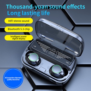 TWS Wireless bluetooth 5.1 headset Earphone Earbud หูฟัง BQ10 หูฟังไร้สาย บลูทูธ5.3 สเตอริโอ แยกเสียงซ้ายขวา หูฟังบลูทูธ