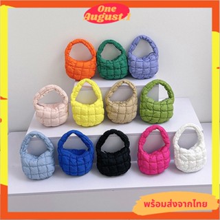 พร้อมส่งจากไทย กระเป๋าจิ๋วผ้านุ่มสีสันสดใสจุของได้เยอะ S152/2