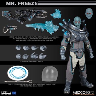 [พร้อมส่ง] ของแท้ ฟิกเกอร์ Mezco Ant Frozen Man Deluxe Edition เรืองแสง DC Batman Villain 20 ซม. YMOQ