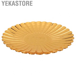 Yekastore Fruit Dish  Gold Fruit Tray Stainless Steel  for Weddings