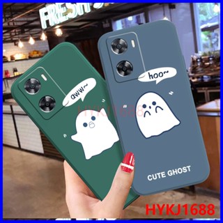 เคส Oppo A57 2022 เคส Oppo A77S เคสโทรศัพท์มือถือแบบนิ่ม tpu ลายผี YL สําหรับ เคส