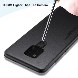 สําหรับ Huawei Mate 20/20 X / 20 Pro / 10/10 Pro แฟชั่น หนัง พื้นผิว ฝาหลัง นิ่ม TPU กรอบ เคสป้องกัน