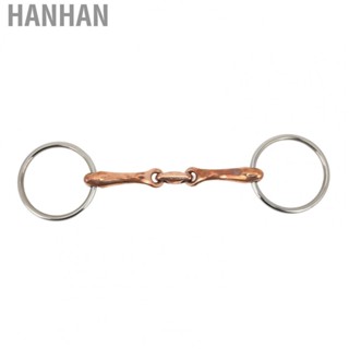 Hanhan 135mm Horse Mouth Snaffle Stainless Steel Copper Link Jointed Loose GD