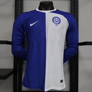 [Player Version] 2324 ใหม่ Atletico Madrid เสื้อเชิ้ตฟุตบอล แขนยาว คุณภาพสูง