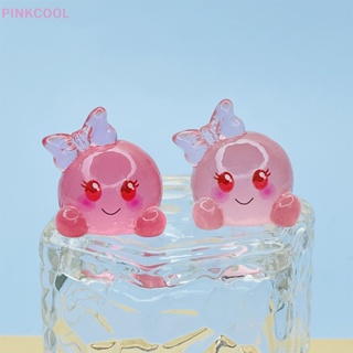 Pinkcool 10 ชิ้น มินิ เรืองแสง การ์ตูน ฟอง DIY เครื่องประดับ แฮนด์เมด เรซิน อุปกรณ์เสริม ขายดี