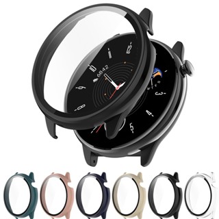 สําหรับ Huami Amazfit GTR mini เคส เต็มจอ PC แข็ง ป้องกัน กระจกนิรภัย ป้องกันหน้าจอ