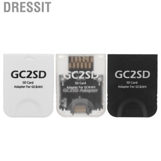 Dressit GC2SD Card  Plug and Play Portable Professional Game Console Micro Storage Card Adapter for Wii for GC  new