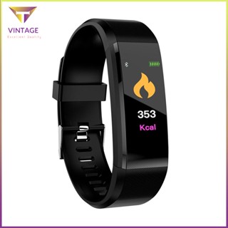 Id115Plus Bt4.0 สร้อยข้อมือสมาร์ทกันน้ำสายรัดข้อมือ Heart Rate Monitor การวัดฟิตเนส Tracker Smart Band [N/24]