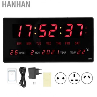 Hanhan Digital Clock Large Display Electronic Calendar Clock With Indoor Temp Hot