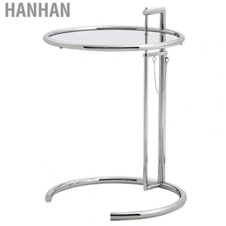 Hanhan  Table  Lifting Coffee Table Compact Size Metal Glass  for Bedroom