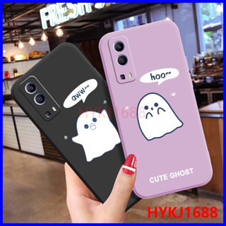 เคส Vivo Y72 5G เคส Vivo Y52 5G เคสโทรศัพท์มือถือแบบนิ่ม tpu ลายผี YL สําหรับ เคส