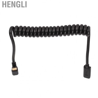 Hengli Spring Charging Data Cord  4K 60Hz Type C Data Extension Cable 3.9ft Male To Female  for Office