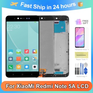 หน้าจอสัมผัส LCD 5.5 นิ้ว พร้อมกรอบ สําหรับ Xiaomi Redmi Note 5A Redmi Y1 Redmi Note 5A Prime