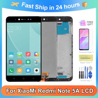 หน้าจอสัมผัส LCD 5.5 นิ้ว พร้อมกรอบ สําหรับ Xiaomi Redmi Note 5A Redmi Y1 Redmi Note 5A Prime