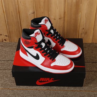 Jordan 1 Chicago RETRO รองเท้าผ้าใบลําลอง สําหรับผู้ชาย ผู้หญิง เหมาะกับการเล่นบาสเก็ตบอล YF5R