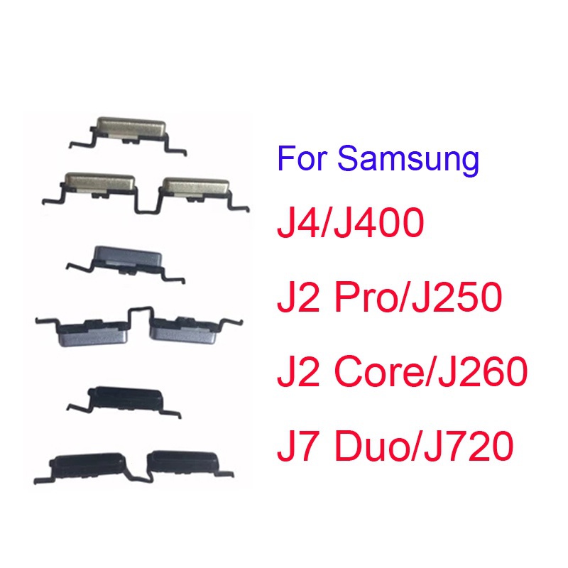 ปุ่มปรับระดับเสียงไฟสําหรับ Samsung J250 J260 J400 J720 J2 J4 J7 Pro Core Duo