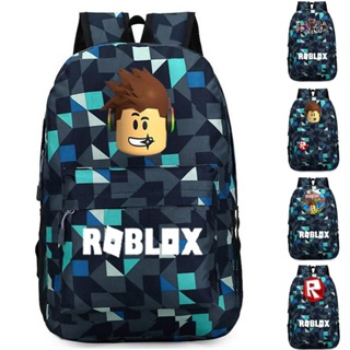 Roblox กระเป๋าเป้สะพายหลัง กระเป๋านักเรียน สําหรับเด็กผู้ชาย