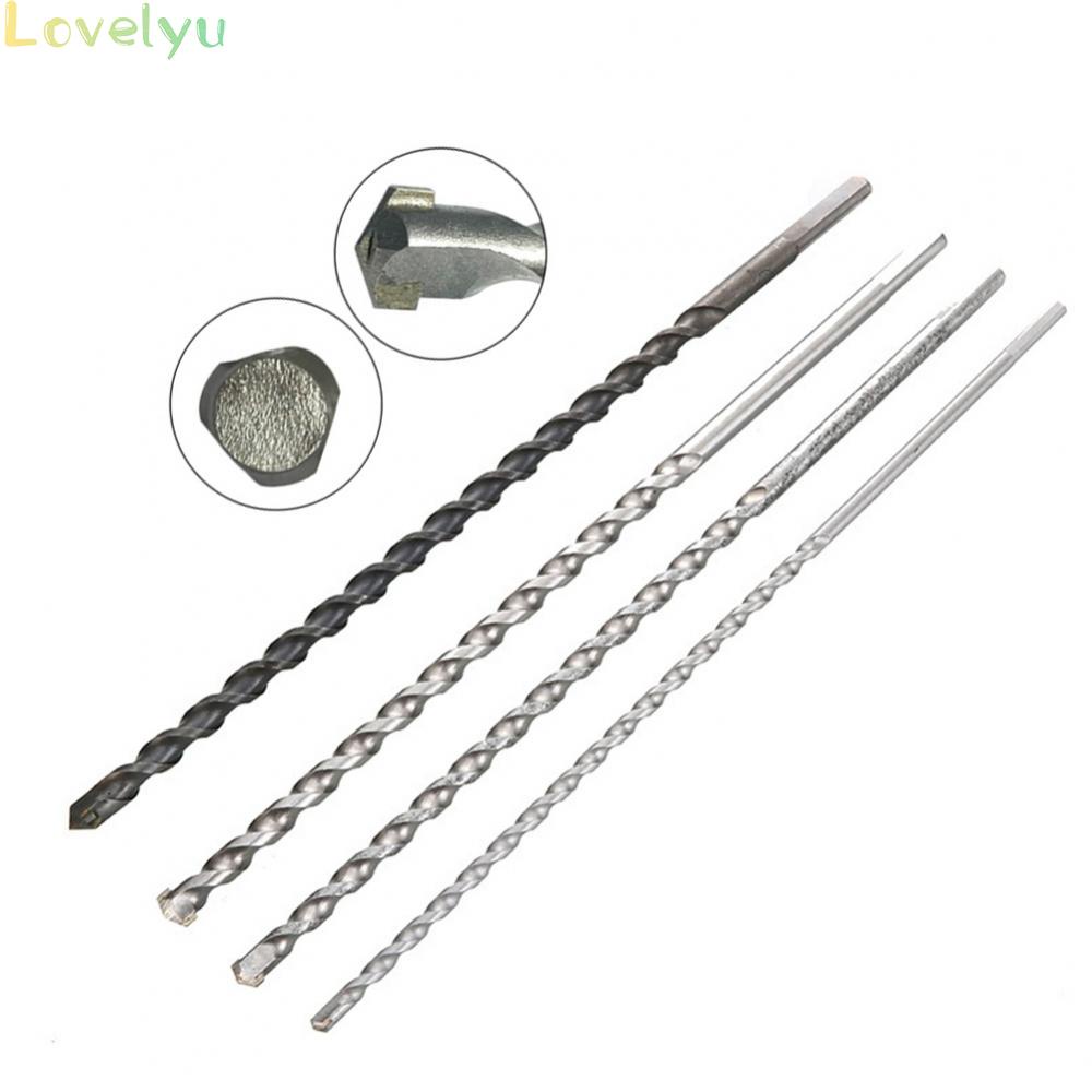 พร้อมส่ง ดอกสว่านเจาะคอนกรีต ยาว 300 มม. ก้านสามเหลี่ยม 6 8 10 12 16 มม.